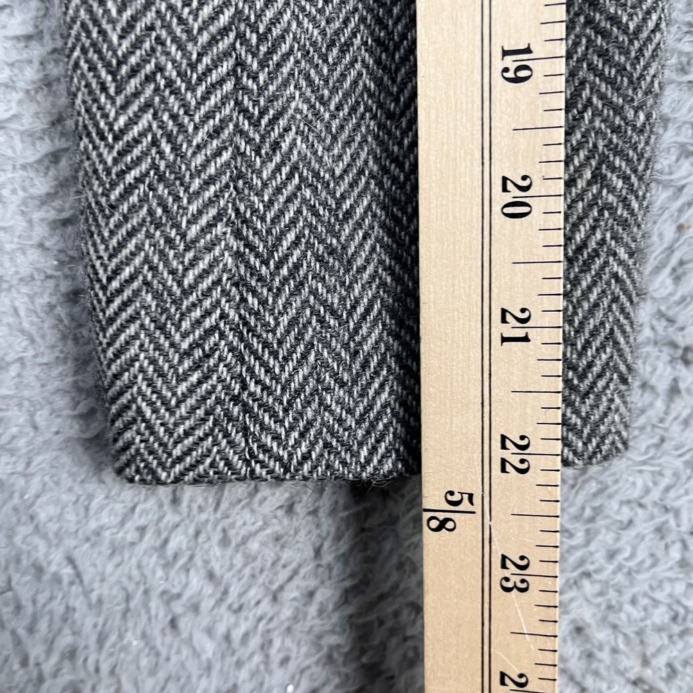 Handwoven Irish Wool Tweed Blazer Womens M Donegal Mist Kevin & Howlin Cashmere - Picture 9 of 10